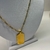 Collar Medalla Rectangular