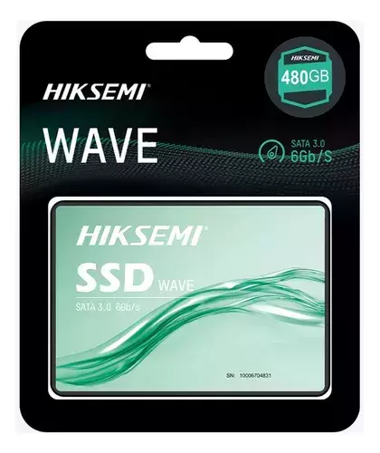 Solid drive Hiksemi HS-SSD-WAVE(S) 480G cor preto
