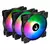 KIT 3 FANS GAMER RISE MODE X BLACK ARGB - RM-XLD-01-ARGB