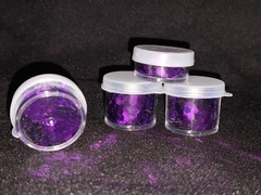 Gliters exagonal Violeta