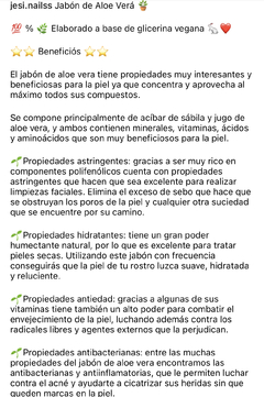 Imagen de Jabón de Aloe Verá