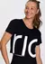 BLUSA RIO CROPPED MANGA CURTA RIOMODAL PRETO RIO YOGA RY314-V1 - comprar online