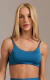 Top Fitness Poliamida Decote Eterna Azul FT1307TP