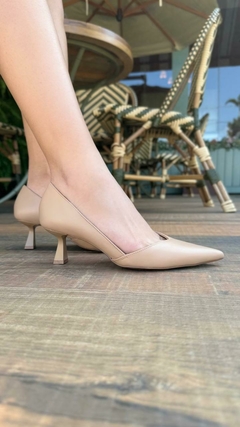 Scarpin Maite Lia Line em Couro - comprar online