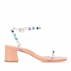 Salto Bloco Vinil com Cristal UZA - comprar online