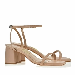 Salto Bloco New Prada Nude UZA