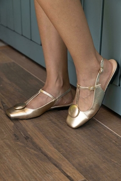 Sapatilha Sophia em Couro Carolina Oliveira - comprar online