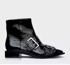 Bota Couro Verniz Carrano