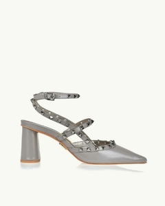 Slingback Milano em Couro Salto Medio UZA