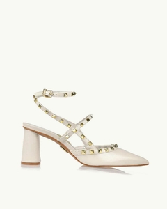 Slingback Milano em Couro Salto Medio UZA na internet