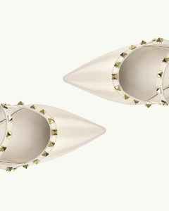 Slingback Milano em Couro Salto Medio UZA - carolina oliveira