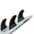 Quilha SM1 Média - Soul Fins - Preta Encaixe FCS1 - comprar online
