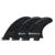Quilha SW1 Média - Soul Fins Preta - Encaixe FCS2 - comprar online