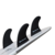Quilha SW2 Grande - Soul Fins Preta - Encaixe FCS2 na internet