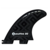 Quadriquilha SF2 - Soul Fins - Preta Encaixe FCS2