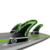 Quilhas Carbono Tri Ct Large Verde - Encaixe Futures - comprar online