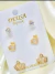 KIT COM 3 PARES DE BRINCOS FOLHEADOS CORES SORTIDAS - loja online