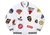 Teams Warm-Up Jacket White