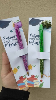 Caneta Artesanal de Resina