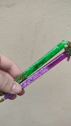 Caneta Artesanal de Resina - loja online