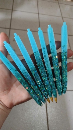 Caneta Artesanal de Resina - comprar online