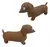 Perro Salchicha Moldeable antiestrés - comprar online