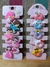 Blister x 5 colitas para el pelo kawaii