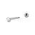 Piercing Tragus Ponto de Luz | prata 925* na internet