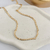 Colar Choker Grumet Banhada em Ouro*