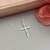 Pingente de Prata Crucifico Jesus Unissex P* - comprar online