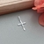 Pingente de Prata Crucifico Unissex P - comprar online