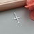 Pingente de Prata Crucifico Unissex P*