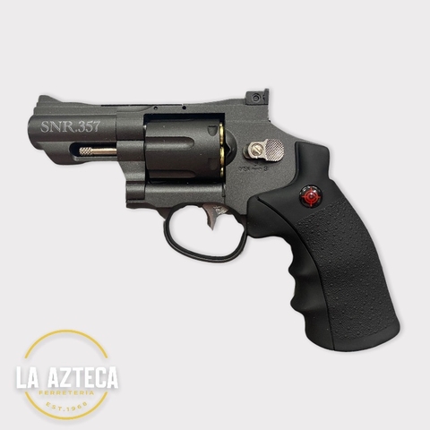 Pistola deportiva revolver doble acción cal.4.5 Crossman