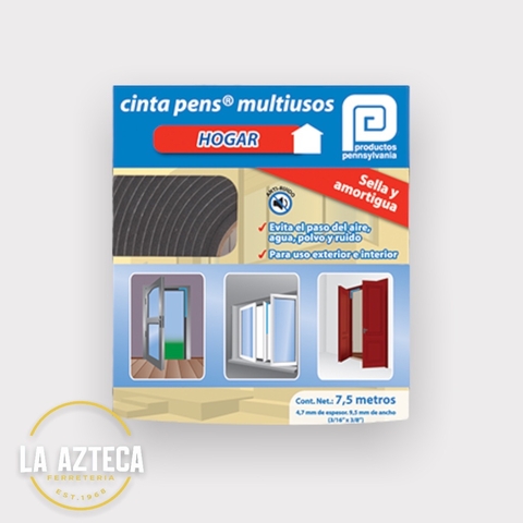 Cinta multiusos (para, polvo, agua aire, ruido) PENNSYLVANIA