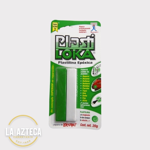 Plastilina epóxica PLASTI LOKA (Verde)
