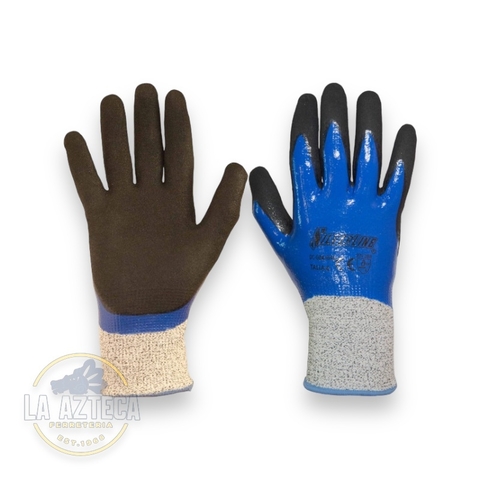 GUANTE GRIS C/POLURETANO Y NITRILO DE ALTA DENSIDAD