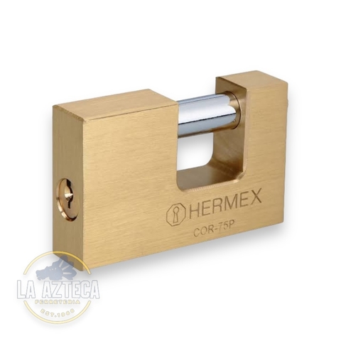 CANDADO DE LATON SOLIDO 75mm ANTIPALANCA