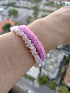 Pulseira miçanga lilás - comprar online