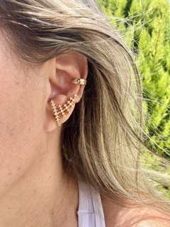 Brinco ear cuff dourado - comprar online