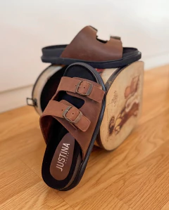 SANDALIA BIRKEN CHOCOLATE - OlivettaShoes