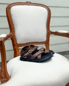 SANDALIA MALVIE CHOCOLATE - OlivettaShoes