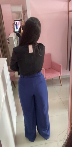 Calça Pantalona Maya - Azul Marinho - loja online