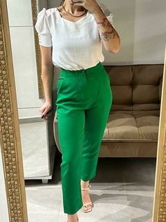 Calça Cassia - Verde Bandeira - comprar online