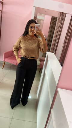 Calça Pantalona Maya - Preta na internet