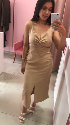 Imagem do Vestido Midi Pietra - Bege