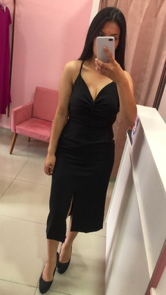 Vestido Midi Pietra - Preto