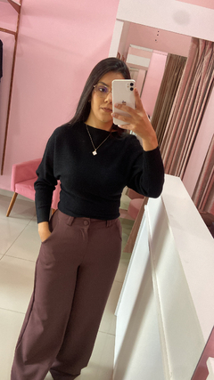 Blusa em Modal Iza - Preta - Le Boutique