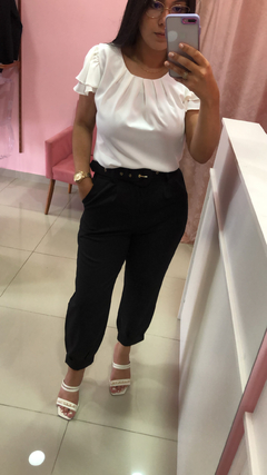 Calça Alfaiataria com Cinto - Le Boutique