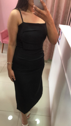 Vestido Midi Lauana - Preto - Le Boutique