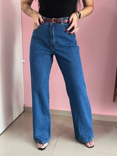 Calça Jeans Wide Leg Maria Eduarda